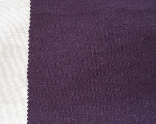 Hemp / Organic Cotton Canvas - Aubergine £30.00/m to 5m - Click Image to Close